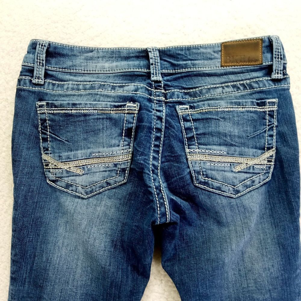 BKE Jeans Stella Womens 28LS(30x28) Stretch Denim‎ Cotton Blend Dark